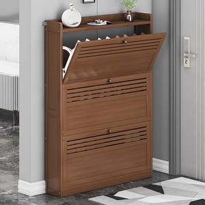 Flip-top <b>shoe</b> cabinet for entryway, large-capacity home <b>shoe</b> rack, simple <b>storage</b> for entryway and foyer, <b>space</b>-<b>saving</b> design. - Product Image 4