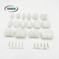 Molex 5559 4.2mm Pitch Mini-Fit Jr. Boîtier de connecteur mâle 2-24 voies PA66/Nylon 66 pour connecteur d'alimentation fil-fil 94V-0 compatible