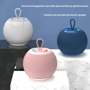 Haut-parleur sans fil portable 5W en tissu, le plus vendu, pour l'extérieur, avec BT, USB, AUX, FM - Product Image 4