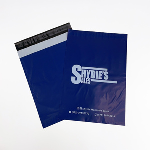 Bolsas de polietileno azul marino al por mayor, sobres de polietileno resistentes a desgarros con impresión de marca personalizada y autosellables para envío de cosméticos - Product Image 4