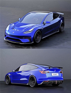 ชุดแต่ง ZNDR Tesla Model 3 RT รุ่นใหม่ ประกอบด้วยกันชนหน้า/หลัง สเกิร์ตข้าง ฝากระโปรงหน้า ดิฟฟิวเซอร์หน้า ติดตั้งแบบขันสกรู - Product Image 2