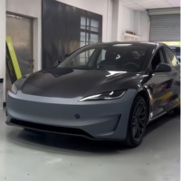 Pour les améliorations Tesla Model 3 à 3P : pare-chocs avant, version standard améliorée en pare-chocs avant haute performance