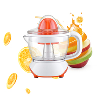 Mesin pembuat jus jeruk Mini alat dapur tahan air dengan pisau plastik Bahasa Spanyol beroperasi untuk Jeruk