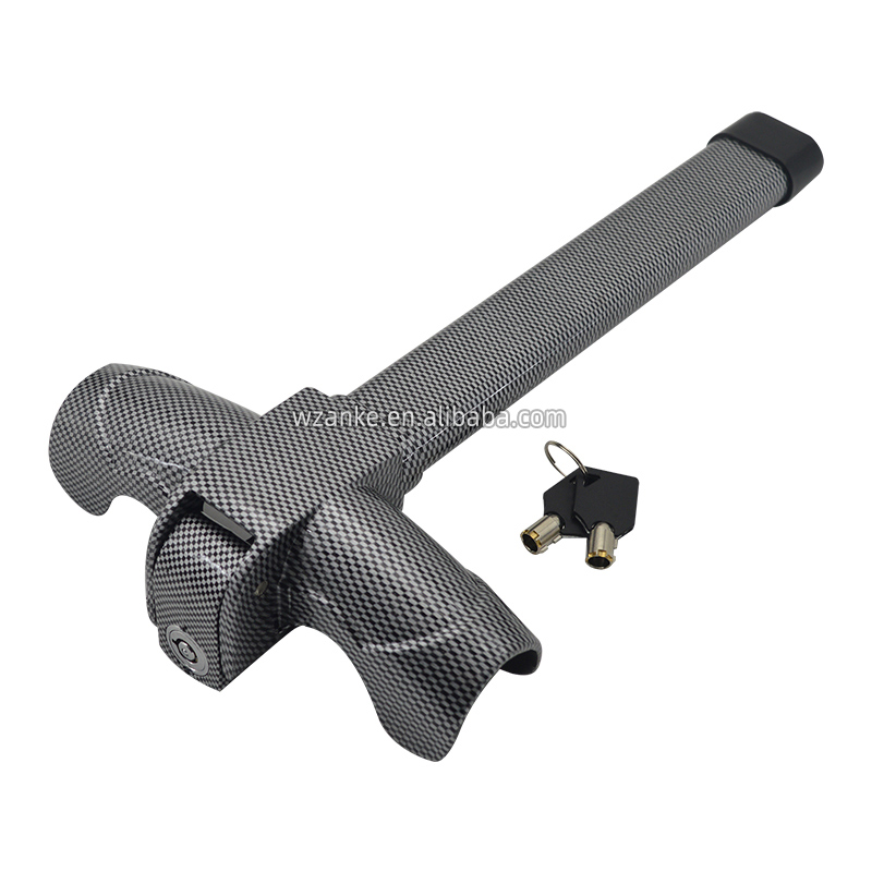 Anke AK6005R T-Type Anti-Theft Steering Wheel Lock - Universal Vehicle Security Auto Accessories