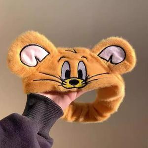 ที่คาดผมลายการ์ตูนแมวและหนู สำหรับสระผม แต่งหน้า และตกแต่งผม - Product Image 4