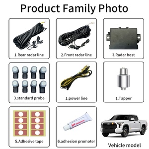 Tundra 2014-2025 Car Parking Assist System Smart <b>Wireless</b> Parking Sensors Front and Back with <b>Camera</b> Car Parking Radar - Product Image 5