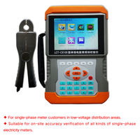 Kalibrator Meter Energi Fasa Tunggal Genggam CX105 Kelas 0.2, Penganalisis Kualitas Daya Portabel dengan Sampler Optik