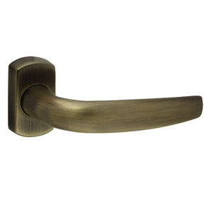 Maniglia della porta quadrata maniglia della porta <span class=keywords><strong>serratura</strong></span> principale in legno porta d'ingresso Design diviso esterno interno tubolare nero accetta moderno - Product Image 1