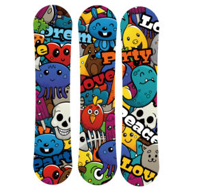 Juego <span class=keywords><strong>de</strong></span> snowboard para niños con <span class=keywords><strong>fijaciones</strong></span> y botas Kit completo OEM disponible - Product Image 2