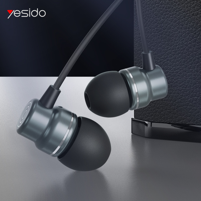 YH32 2024 New Hifi In-Ear Headphone Noise Cancelling Stereo 3.5Mm Sport Wired Earphone