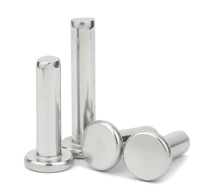 Rivets aveugles ISO Pop classe 4.8 et 6.8 rivets en acier au carbone solide brillant avec tête ronde pour fer acier et aluminium