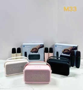 M33 Không Dây Màu Xanh Răng Loa 3 Màu Sắc Phong Cách Kép <span class=keywords><strong>Microphone</strong></span> Bao Gồm Tay Cầm Tay Thiết Kế Cho Karaoke & Âm Nhạc Thưởng thức - Product Image 4