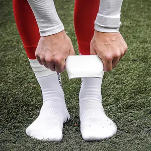 2Pcs Soccer Shin Guard Straps Silicones Shin <b>Pad</b> Holder Practical Shin <b>Pad</b> Banding for Football <b>Running</b> Cycling Sports - Product Image 3