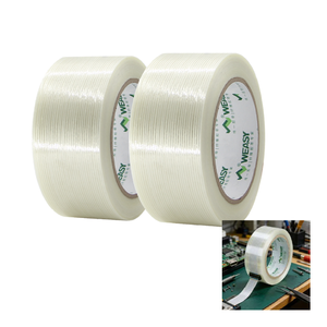 Ruban adhésif rayé en fibre de verre à dos PET simple face <span class=keywords><strong>sans</strong></span> résidu pour le positionnement temporaire des pièces automobiles - Product Image 4