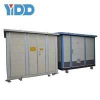 Transformateur de puissance triphasé à double enroulement en cuivre YIDD, conteneurisé et mobile, 415V/480V 50/60Hz, pour extérieur, préfabriqué en conteneur