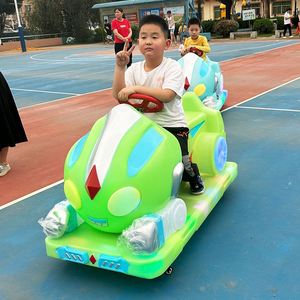 Square Bumper Car Children's Amusement Luminous Altman Battery Bumper Car Double Outdoor Parent-child Remote Control Stall Car - Product Image 5