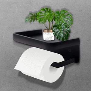 Bathroom Storage Holds Self Adhesive <strong>Towel</strong> Paper Roll <strong>Holder</strong> <strong>Stick</strong> <strong>on</strong> Wall Tissue Dispenser , SUS304 Stainless Steel - Product Image 3