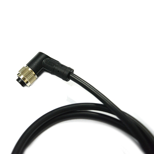 Benutzer definierte wasserdichte Kabel baugruppe IP67 M12 2 <span class=keywords><strong>3</strong></span> 4 5 6 8 12-polige Buchse Kabel leiste Right Angel Plug Geschirmtes Kabel IP67 - Product Image 1
