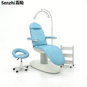 Fauteuil de soin électrique réglable noir à 3 moteurs pour dentisterie, tatouage, esthétique, massage et soins du visage, idéal pour salon de beauté - Product Image 2