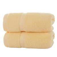 Towels Made of Bamboo Fiber, Soft and Absorbent, Plain Color