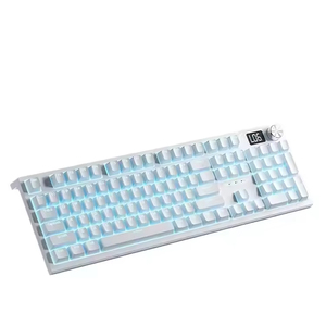 Customizable Three Modes Mechanical Keyboard Wireless Wired With Backlit Display Screen Flexible - Product Image 1