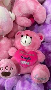 Oso de Peluche Colorido en Forma de Corazón, Lindo Oso de Peluche con Diseño Tie-Dye para el Día de San Valentín, Día de la Madre, Regalo para Fiestas - Product Image 6