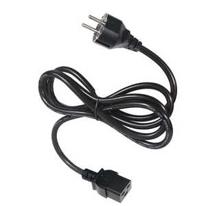 Kuncan สายไฟ CEE7/17ถึง IEC320 C19 3PIN ยุโรป VDE EU 3*0.75มม. สายไฟตะกั่วยุโรป
