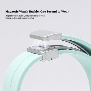 Correas de Reloj de Goma de 20 mm y 22 mm, Correas de Liberación Rápida, Hebilla Magnética, Correa de Silicona para <span class=keywords><strong>Samsung</strong></span> Galaxy Watch 5 <span class=keywords><strong>4</strong></span> - Product Image 4