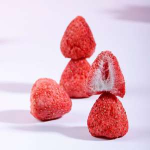 Dondurularak kurutulmuş meyve çilek cips FD teknolojisi, e-ticaret satışları için Ideal tazeliği korur - Product Image 2