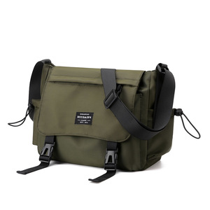 OEM Korean-style Inspired Large-capacity Waterproof Multifunctional Nylon Mens Men's Messenger <b>Bag</b> Large Capacity Shoulder <b>Bag</b> - Product Image 1