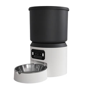 Distributeur automatique de nourriture pour animaux de compagnie à double fréquence en plastique solide de 4 L, bol intelligent pour chien et chat avec minuterie, surveillance, vue grand angle, distributeur de nourriture pour chien - Product Image 6