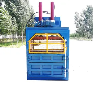 2023 new Hydraulic plastic PET bottle fiber baler machine waste cans baling press for European and American Canada Recyclables