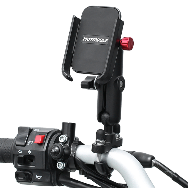 Stainless Steel Upper Motorcycle Cell Phone Holder Stand