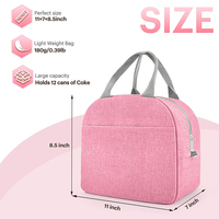 Sac à lunch personnalisé pour femmes et hommes boîte à lunch isotherme pour adultes, petits contenants à lunch isothermes étanches pour aliments