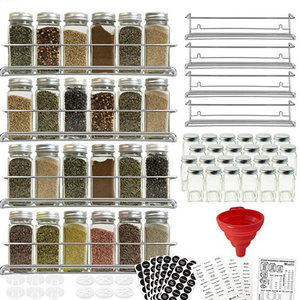 Avertan Xuzhou Lớn 100Ml Bao Bì Nhà Bếp Chai Thủy Tinh Bột Gia Vị Shaker Với Giá Để Nướng Thịt - Product Image 6