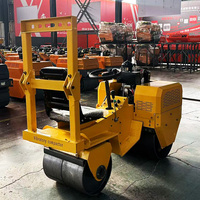 Mini-compacteur routier vibrant à double tambour TT-850-A pour asphalte