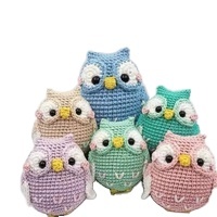 Gufo all'uncinetto Amigurumi all'ingrosso personalizzato gufo di cotone farcito con Design personalizzato - Product Image 2