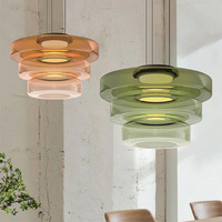 Luminaire suspendu en verre LED de design nordique, hauteur réglable, lustre moderne pour restaurant, bar, hôtel, café, décoration intérieure