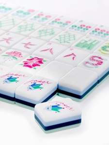 Yiyi Atacado com Baixo MOQ, Personalizado, Moderno, Quatro Camadas, Acrílico, Peças de Mahjong Americanas Esculpidas, Mais Vendido para Jogos de Xadrez - Product Image 3
