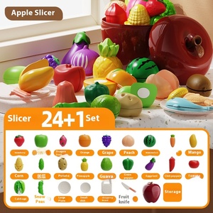 Ensemble de cuisine pour enfants personnalisé avec jouets de rangement pour la coupe de fruits et légumes simulés en plastique pour <span class=keywords><strong>Apple</strong></span> <span class=keywords><strong>Play</strong></span> & Learning - Product Image 2