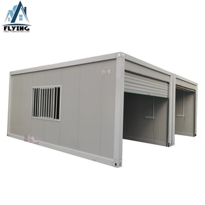 Hiện đại 20ft di động <span class=keywords><strong>container</strong></span> nhà di động prefab cán Con lăn màn trập cửa thép xe đúc sẵn hộp nhà để xe - Product Image 5