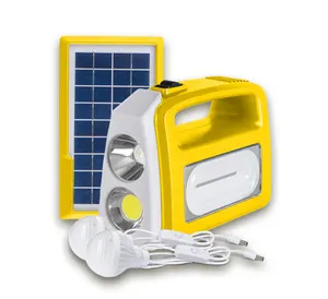 Centrale elettrica astuta portatile della luce solare di emergenza 5V 5W 18W Mini generatore solare domestico con la luce principale del pannello solare