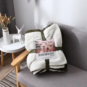 Manufacturer Direct Lamb Wool <strong>Blanket</strong> Solid Color Winter extra Thick <strong>Woolen</strong> <strong>Blanket</strong> Single and Double Cover <strong>Blanket</strong> Gift Warm - Product Image 4