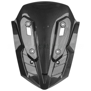 Piezas de Motocicleta, Panel Frontal de Carrocería, Apto para Yamaha NMAX155 20-23, Panel de Parabrisas con Patrón de Fibra de Carbono, Modificación - Product Image 1