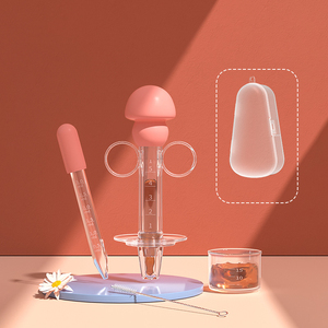Distributeur de médicaments en silicone pour bébé, dispositif d'alimentation de médicaments à seringue de type mamelon anti-étouffement - Product Image 5
