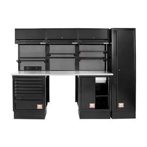 FACOM-Ensemble de plan de travail galvanisé noir RWS2-8BS 2,71m-EAN 3662424174711 BANCS ET TABLES - Product Image 1