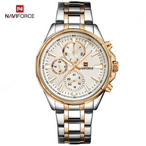 Nouveau pour la montre de luxe en acier inoxydable à quartz pour hommes étanche affichage de la date chronographe - Product Image 2