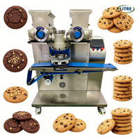 Máquina Automática de Relleno y Encrustado para Mochi, Mooncake, Maamoul, Galletas, Bolas Energéticas, Brigadeiro y Otros Alimentos Rellenos