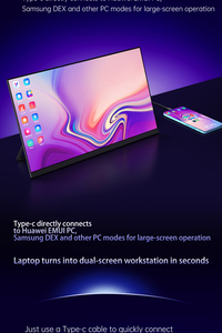 Moniteur <span class=keywords><strong>portable</strong></span> le plus puissant de 24 pouces (23,8 pouces) FHD 1080P IPS USB-C Mini HDMI avec support intégré pour ordinateur <span class=keywords><strong>portable</strong></span>, téléphone, Switch, PS5 - Product Image 6