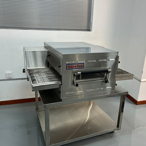 Transportador eléctrico de 20 pulgadas para hacer pizza, horno de túnel de impacto de acero inoxidable para comida rápida y uso en restaurantes - Product Image 3